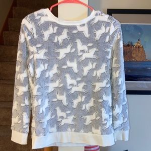 SOLD Girls super comfy warm soft fleece crewneck sweater size extra large